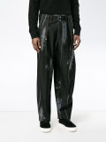 floral print pleated trousers 