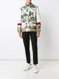 zipped bomber jacket 