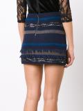 striped knit skirt