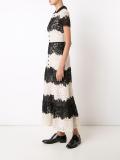 buttoned lace dress