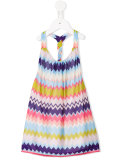 zigzag patterned dress