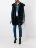 sleeveless hooded jacket