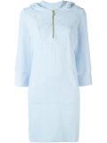 hooded towelling dress