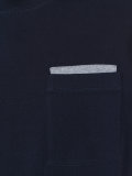 contrast pocket T-shirt