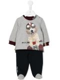 motorcycle dog print pyjamas