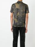 palms print shortsleeved shirt