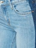 side stripe flared jeans