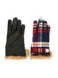 plaid gloves