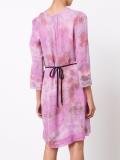 marble print dress