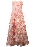 gathered petal gown 