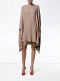 silk-georgette mini dress
