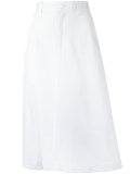 midi A-line skirt