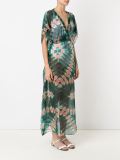 long length printed beach dress