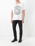 button detail T-shirt