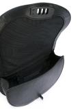 ribbed saddle cross body bag