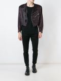 cropped biker jacket