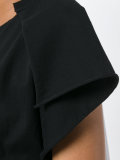 contrasting back T-shirt