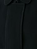zipped belted coat
