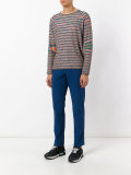 striped reversible sweater