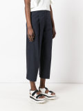 tailored cropped trousers
