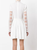 lace panel dress