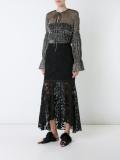 'Philharmonic' lace skirt