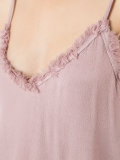 fringe-hem tank top