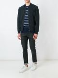 zipped bomber jacket 