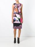 abstract print dress