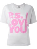 ‘P.S. I love you’印花T恤