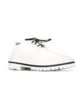 contrast lace-up shoes 