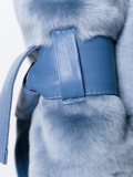 double breasted shearling coat