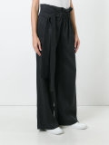 belted palazzo pants 