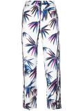 tree print cropped trousers