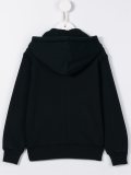 logo print hoodie