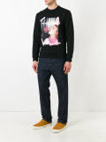 straight-leg jeans