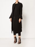 top double-breasted mid coat