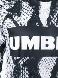 snakeskin print sweatshirt
