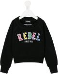 rebel 衫绣运动衫