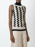 chevron knit top