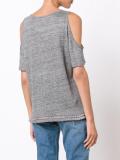 cut-off sleeves blouse