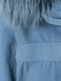furry trim jacket 