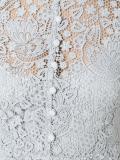 buttoned lace dress