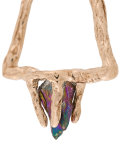Delta stone earrings