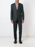 checked pattern two-piece suit
