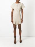 ruffled hem dress