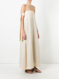 strapless shift dress