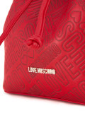 embossed logo shoulder bag 