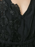 floral embroidered shift dress