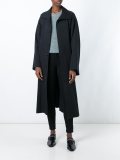 single breasted oversized coat